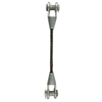 1/2" x 1' Open and Open Spelter Socket Wire Rope Sling