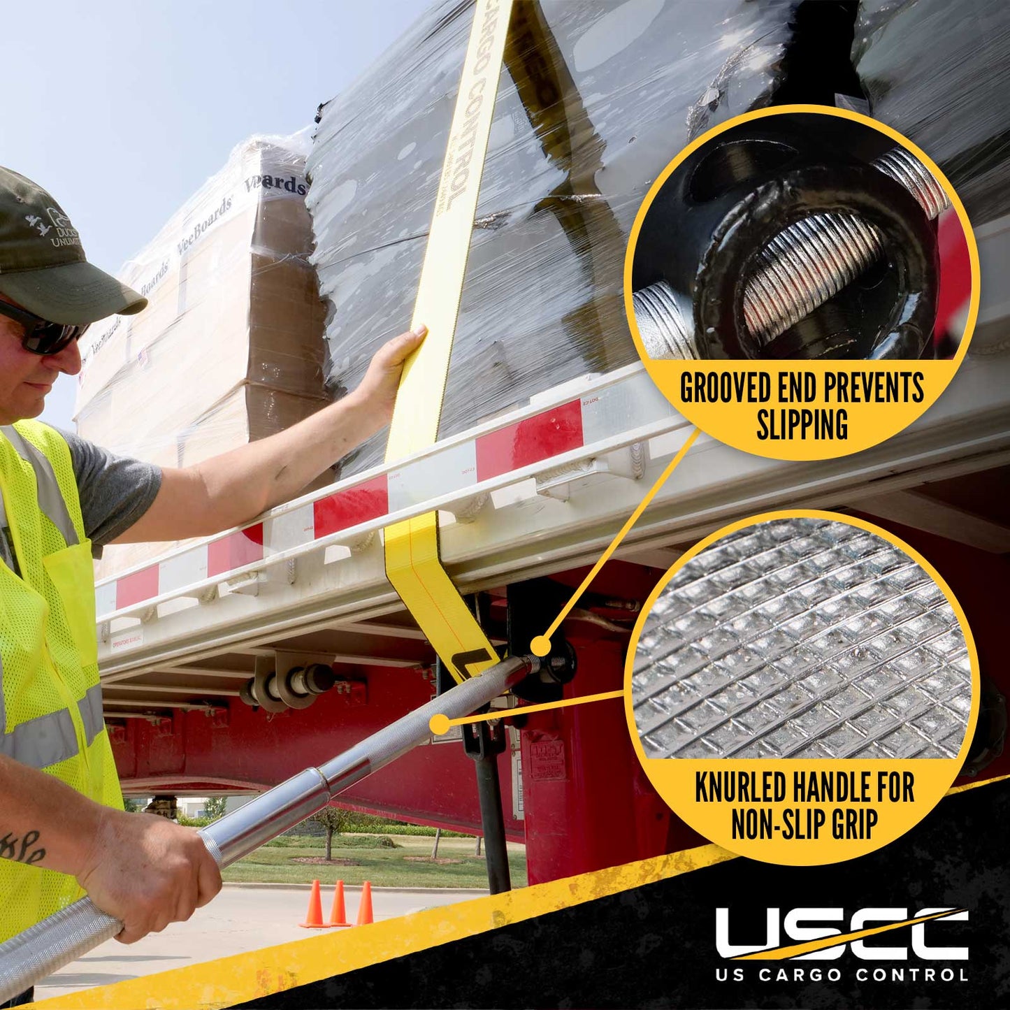 Standard Combination Winch Bar | Chrome Finish