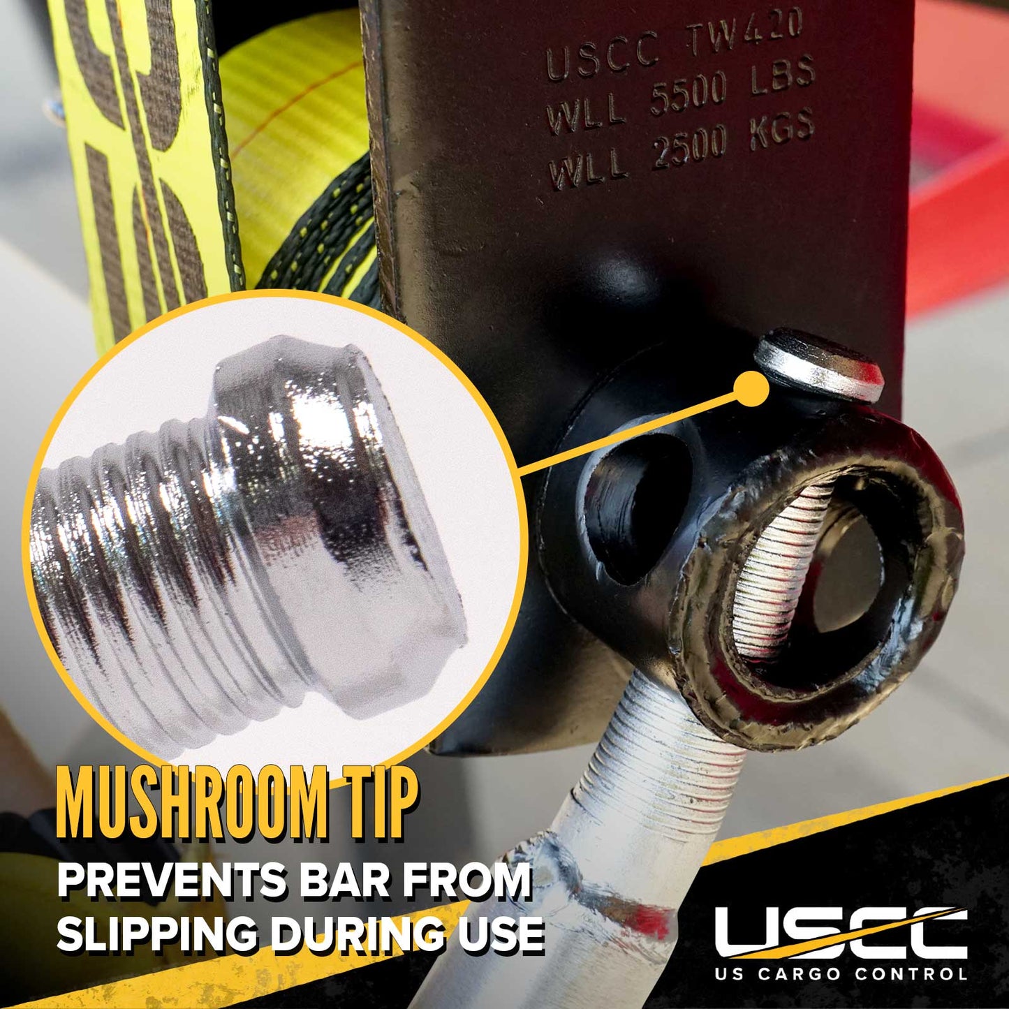 Standard Combination Winch Bar | Chrome Finish