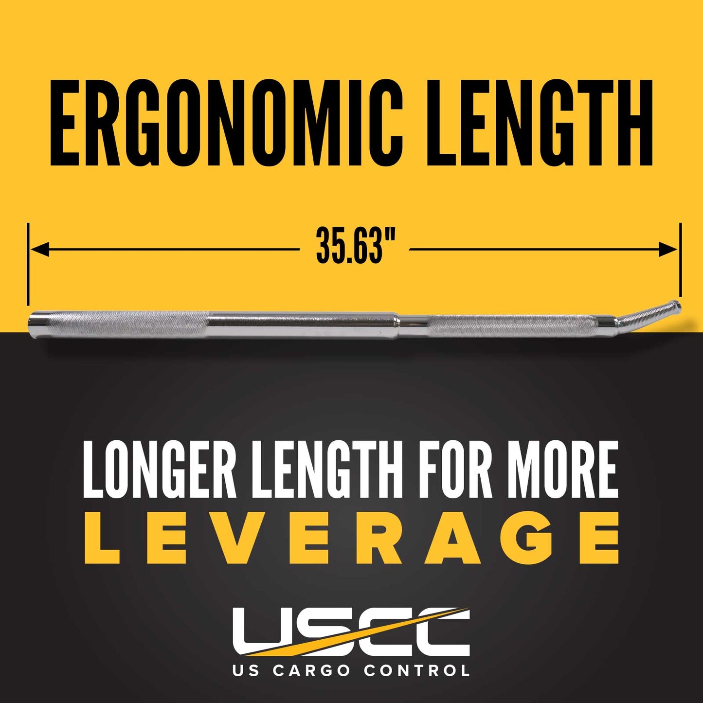 Standard Combination Winch Bar | Chrome Finish