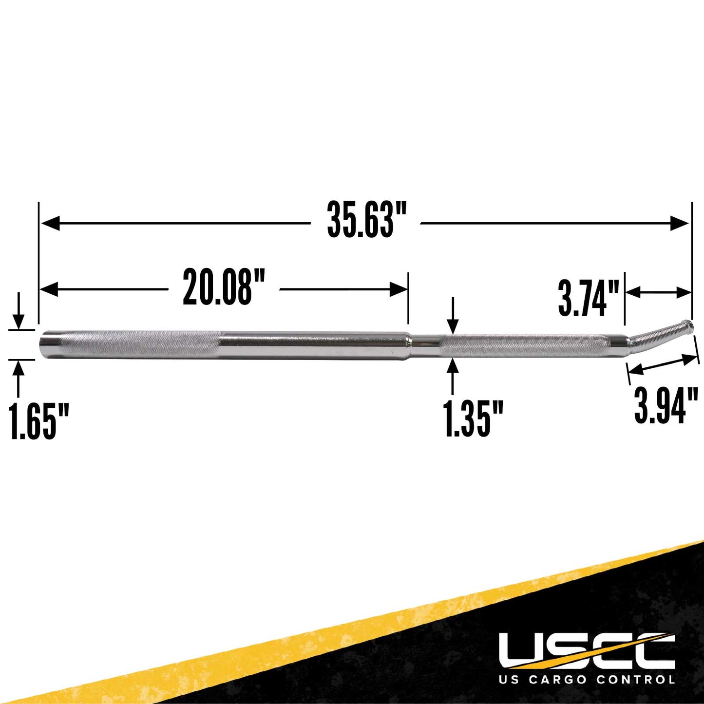 Standard Combination Winch Bar | Chrome Finish