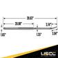 Combination Winch Bar - Chrome Finish