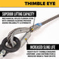 1/4" x 5' Standard Eye & Hook Wire Rope Sling
