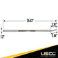 Standard Winch Bar - Chrome Finish