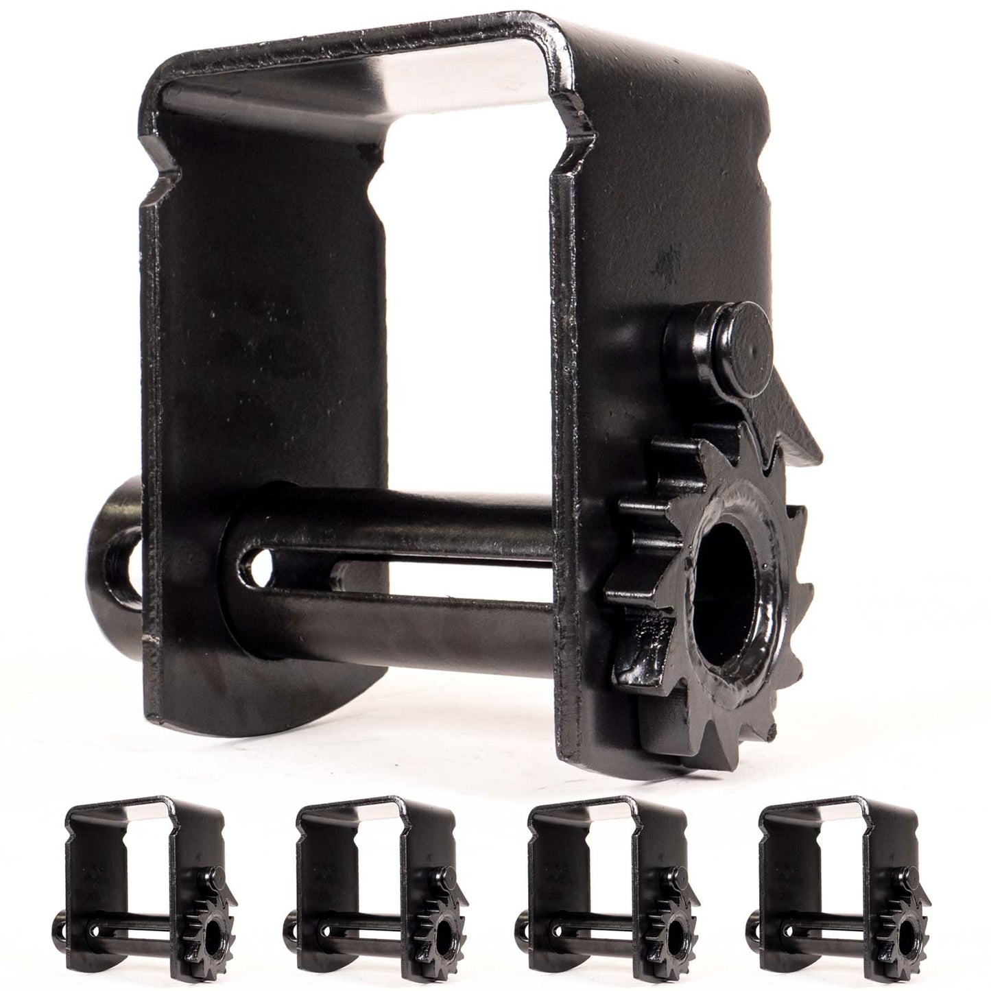 4" Standard Sliding C Track Flatbed Winch | 5-Pack