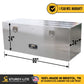 Sturdy-Lite Wrecker Trailer Tool Box 24" x 24" x 60"