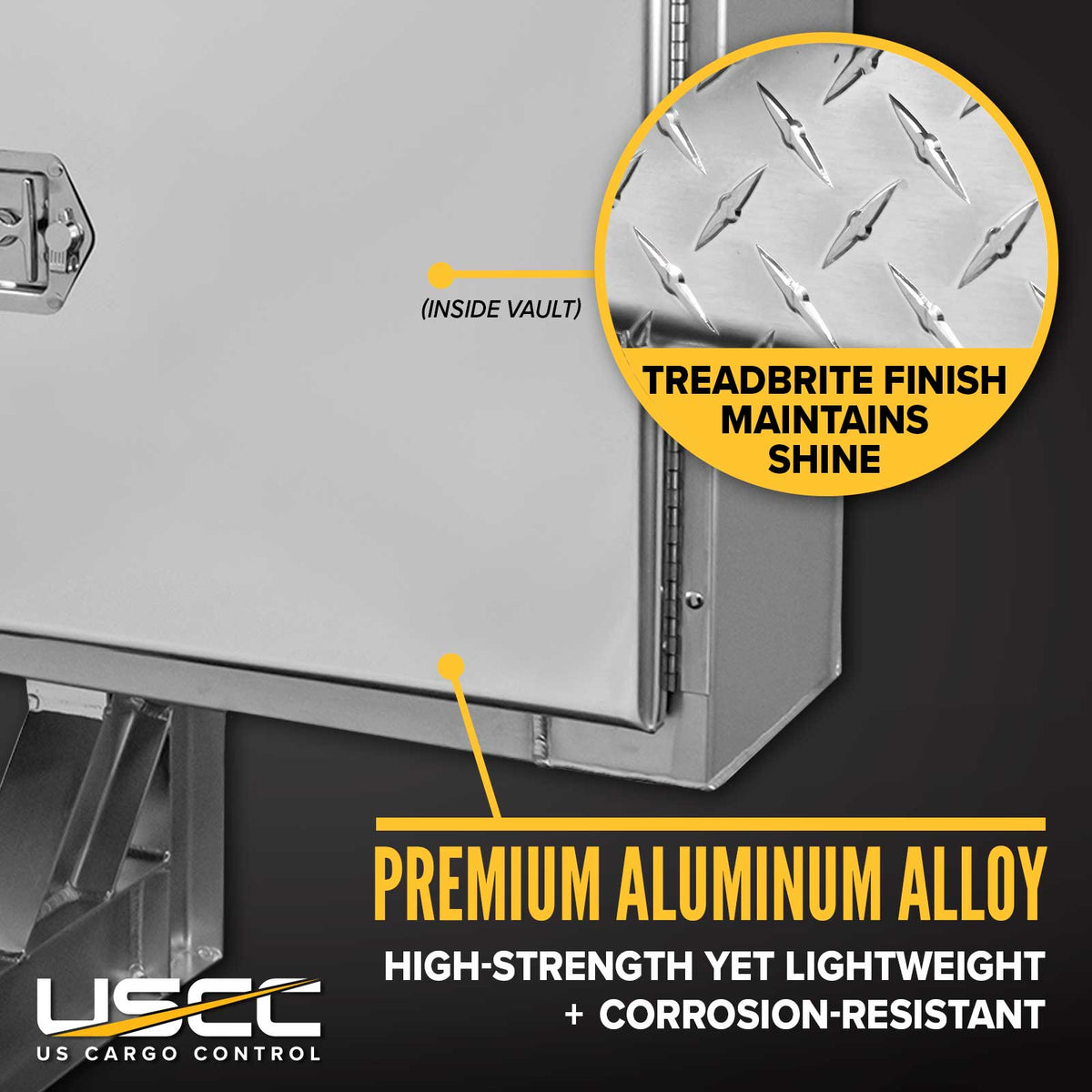 68" x 80" 3-Door Split Enclosed Headache Rack | Bar Window | U-Bolt Mounting Kit