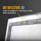 68" x 80" 3-Door Split Enclosed Headache Rack | Bar Window | Straight Frame Mounting Kit