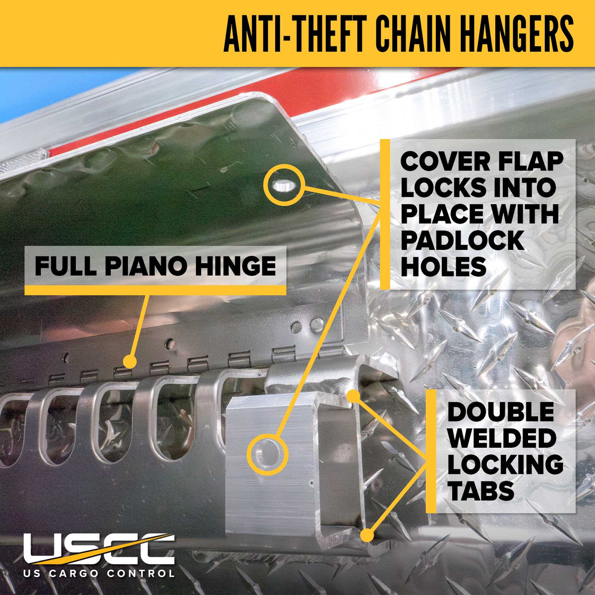 68" x 80" Semi Headache Rack | 2 Half-Trays & 2 Chain Hangers | Side Mounting Kit
