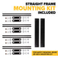 68" x 80" Semi Headache Rack | Full Tray & 2 Chain Hangers | Straight Frame Mounting Kit