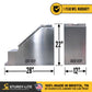 Sturdy-Lite Gator Semi Truck Step Box 22" x 28" x 12"