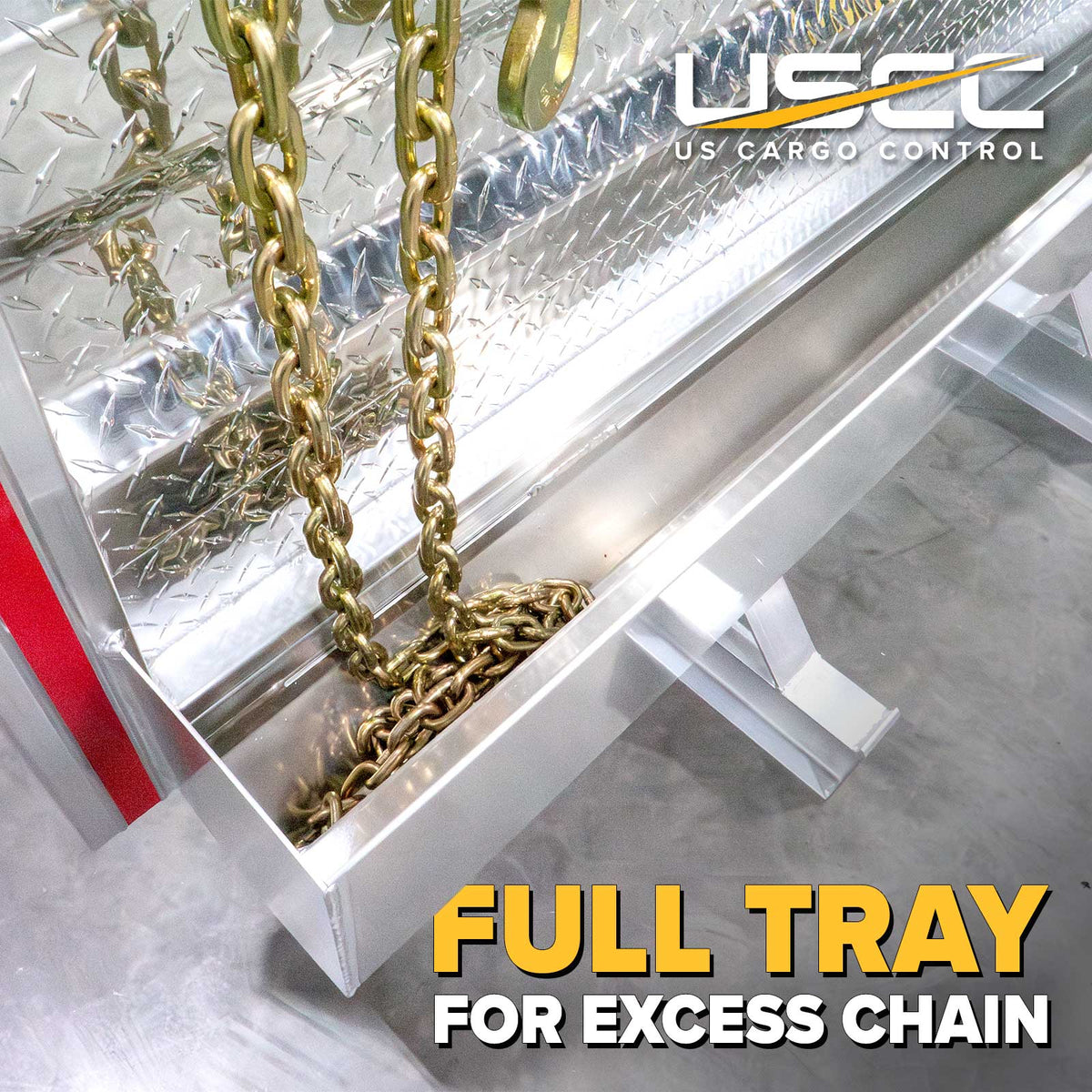 68" x 80" Semi Headache Rack | Full Tray & 2 Chain Hangers | Straight Frame Mounting Kit