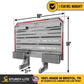 68" x 80" Semi Headache Rack | 2 Half-Trays & 2 Chain Hangers | U-Bolt Mounting Kit