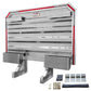 68" x 86" Semi Headache Rack | 2 Half-Trays & 2 Chain Hangers | Side Mounting Kit