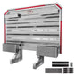 68" x 86" Semi Headache Rack | 2 Half-Trays & 2 Chain Hangers | Straight Frame Mounting Kit
