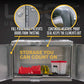 Sturdy-Lite Double Mirror Underbody Toolbox 24" x 24" x 36"