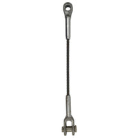 1-1/8" x 6' Open and Closed Swage Socket Wire Rope Sling
