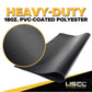 Tarp Repair Kit: 2'x2' Black Tarp Patch and Vinyl Cement