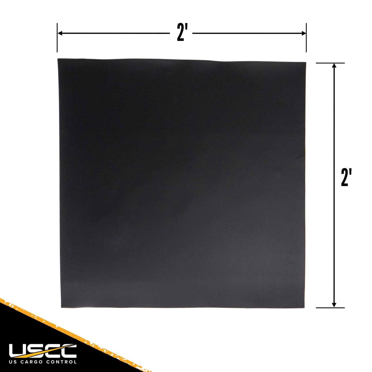 Tarp Repair Kit: 2'x2' Black Tarp Patch and Vinyl Cement