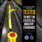 4" x 20' Gear-Driving Reverse-Action Ratchet Strap with Flat Hook | Yellow