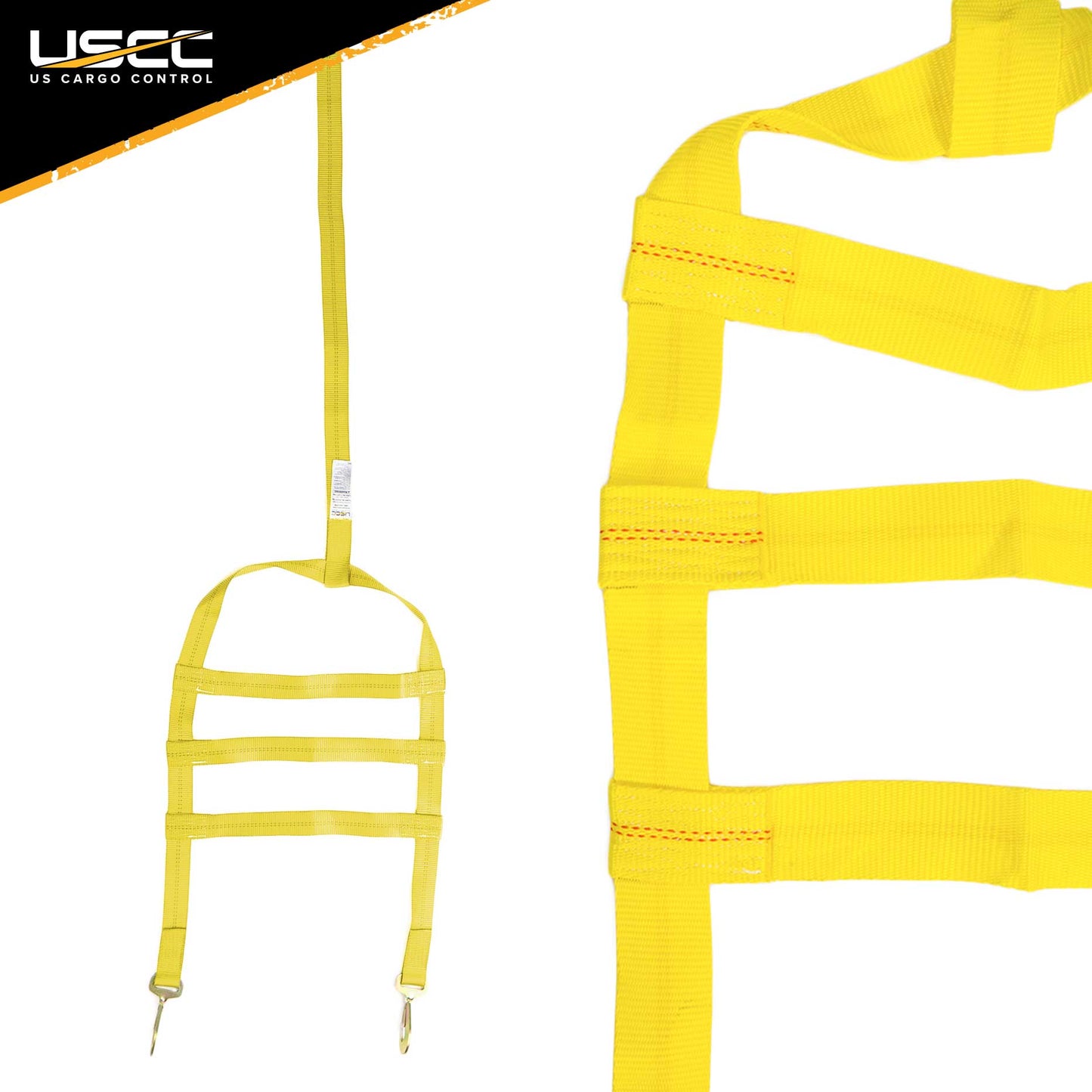 Tow Dolly Basket Strap with Twisted Snap Hooks