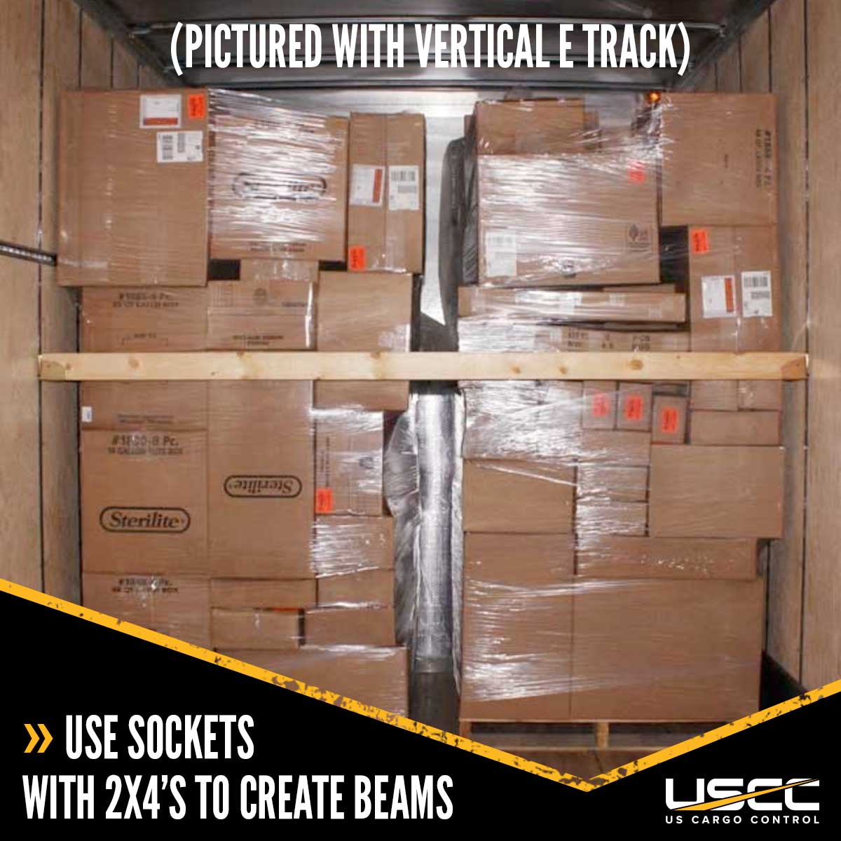 Horizontal E Track Shelving Kit