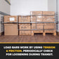 Truck Cargo Bar with Welded Cargo Restraint Hoops
