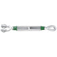 3/4" x 12" Van Beest® Jaw & Eye Galvanized Turnbuckle - G-6315