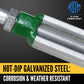 1/2" x 9" Van Beest® Jaw & Eye Galvanized Turnbuckle - G-6315