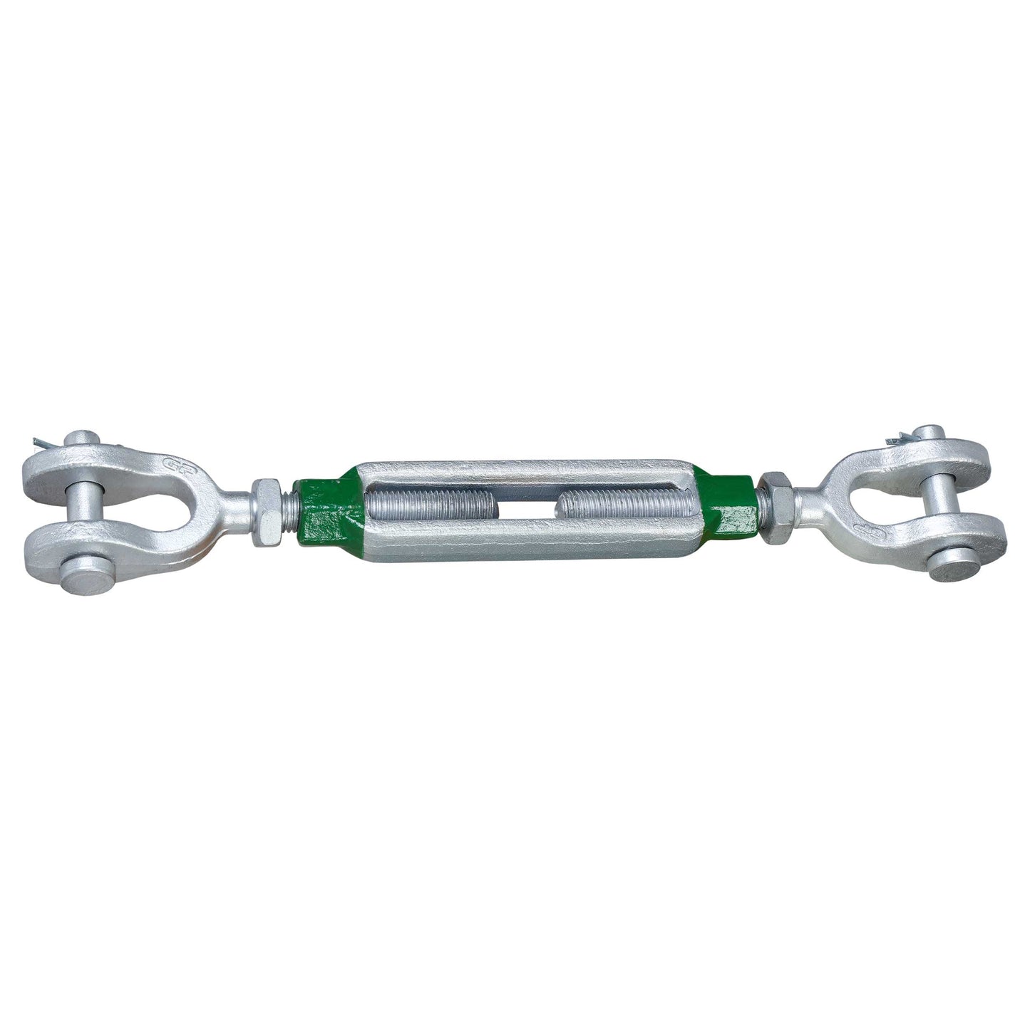 3/4" x 9" Van Beest® Jaw & Jaw Galvanized Turnbuckle - G-6313