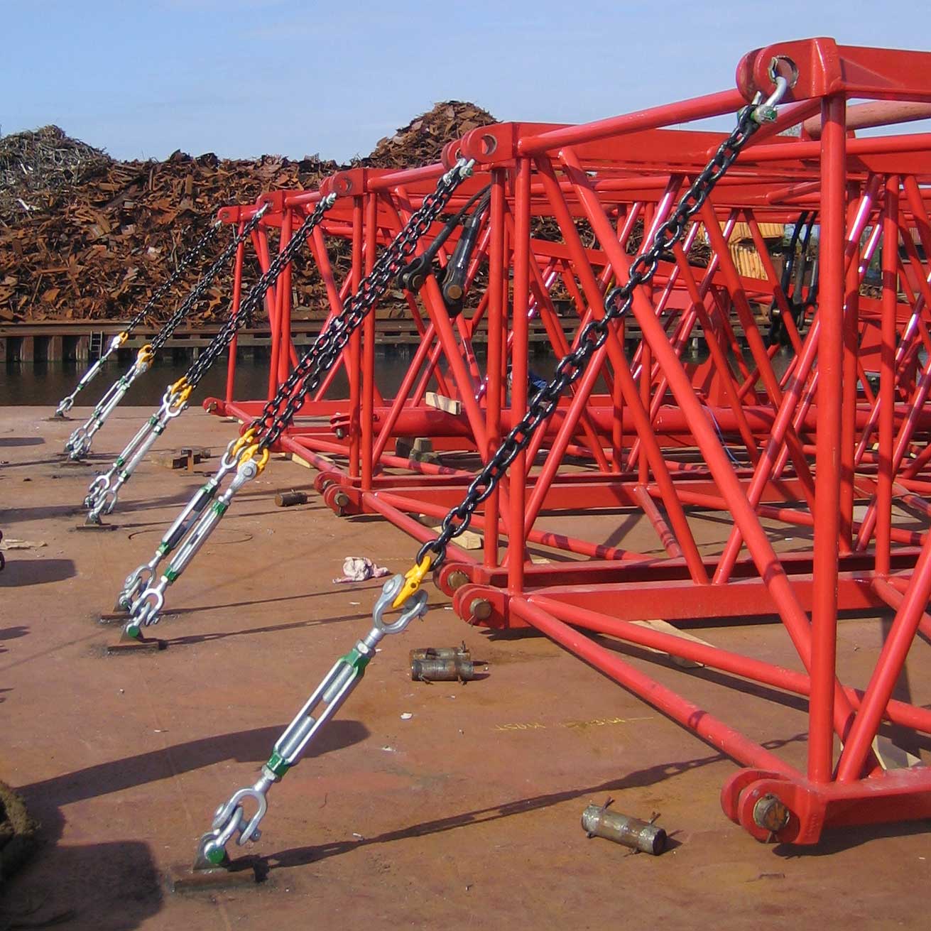 3/4" x 6" Van Beest® Jaw & Jaw Galvanized Turnbuckle - G-6313