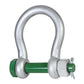 1-1/4" Van Beest Green Pin® Bolt Type Wide Mouth Towing Shackle | G-4263 - 9.5 Ton