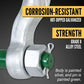 Van Beest Green Pin Bolt Type Wide Body Sling Shackle | P-6033 - 30 Ton