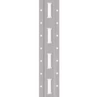 5' Vertical E-Track- Gray Painted
