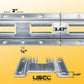 5' Vertical Galvanized E Track
