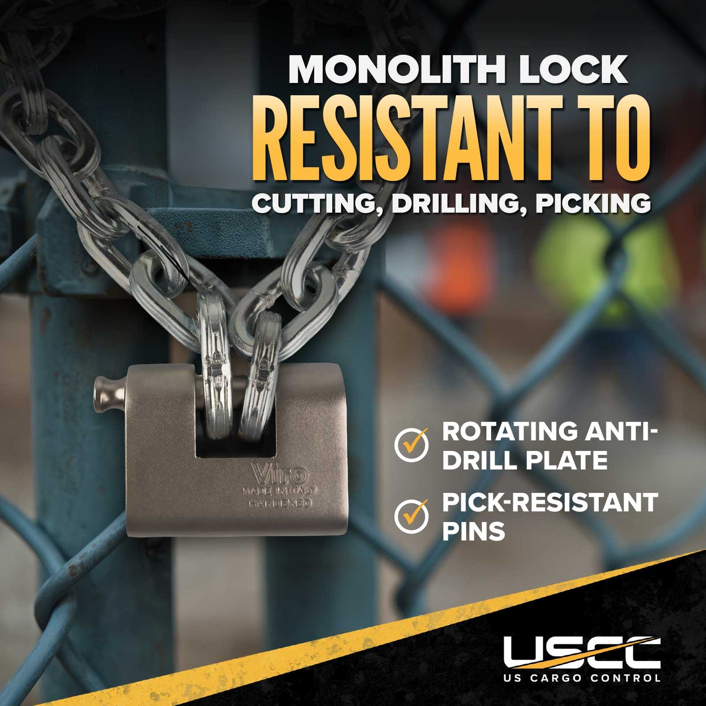 Viro Monolith Lock For 1/2" Security Chain