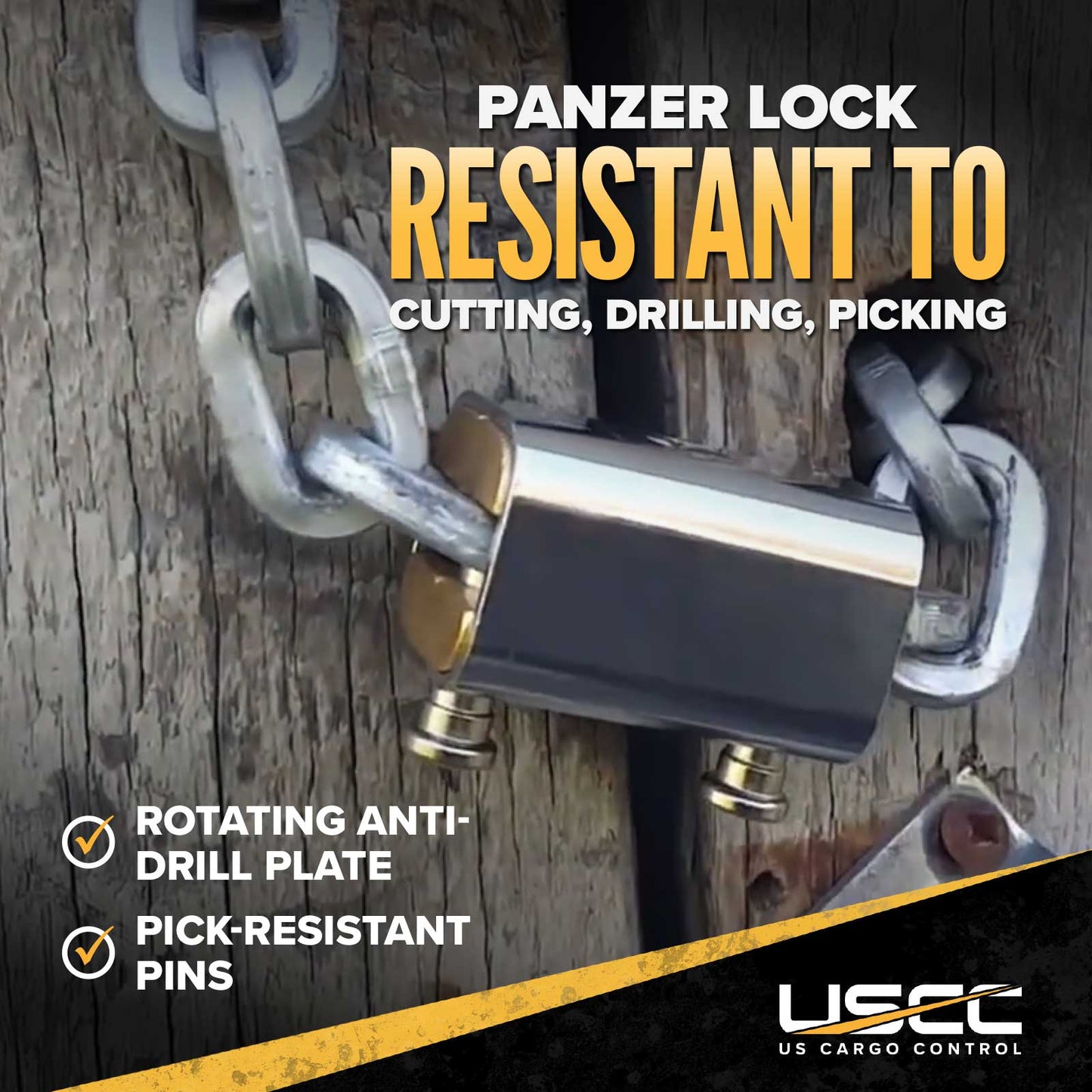 Viro Panzer Lock For 9/32" Security Chain