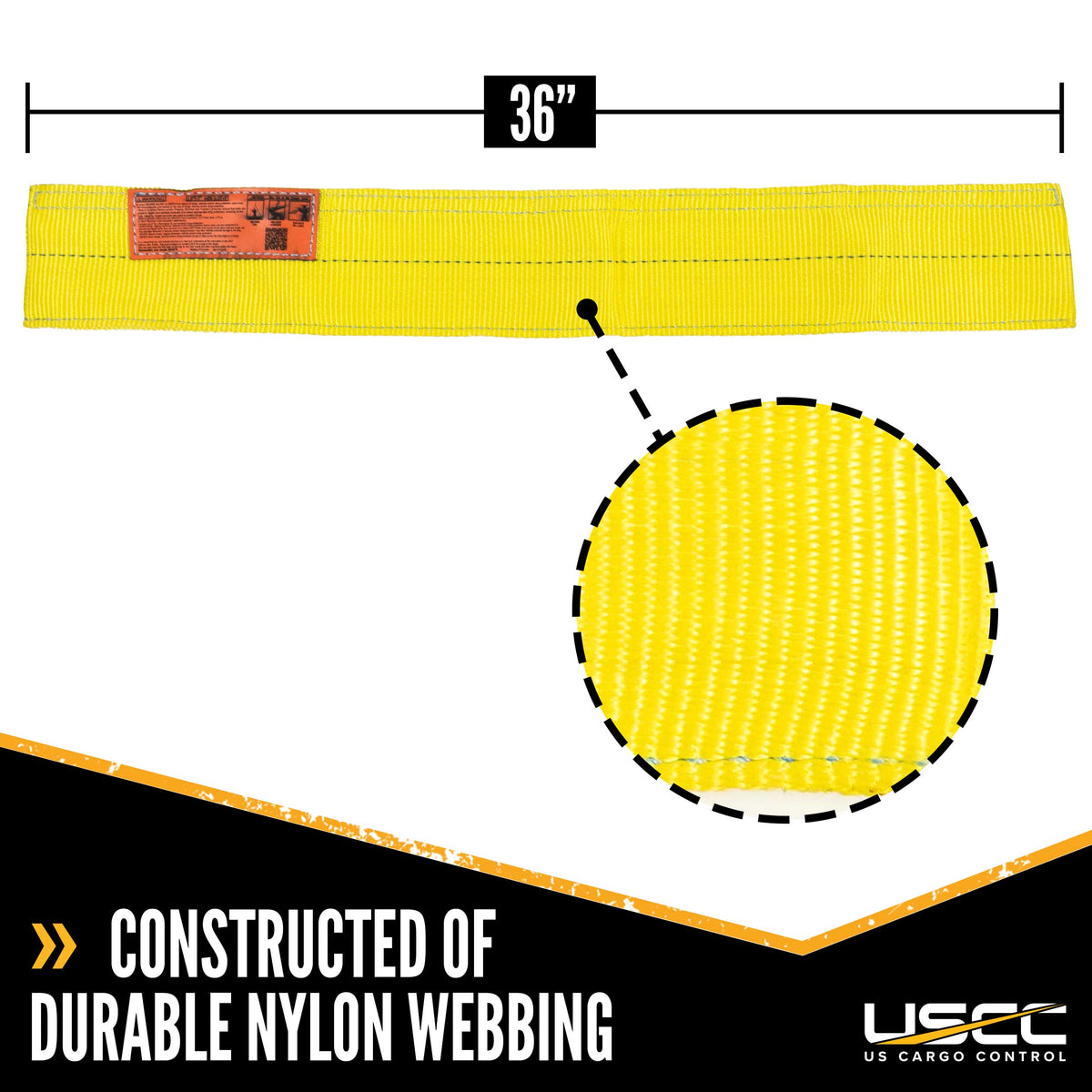 Nylon Quick Sleeve Sling Protection for 10" Webbing | 36" Long