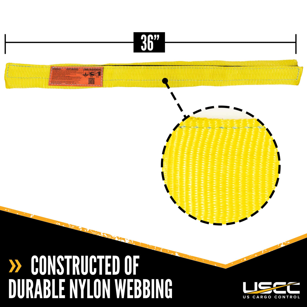 Nylon Tubular Wear Sleeves for Slings | 20" Overall Width | 36" Long