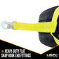 Wheel Net 2" Tire Holder w/ Ratchet Strap & Flat Snap Hooks - 4 Pack