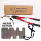 HSC-350 Steel Cable Swaging Tool | For 1/16", 3/32", 3/16" Aluminum Sleeves