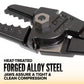 HSC-600 5-Cavity Cable Swaging Tool with Cutter | For 1/16"-3/16" Aluminum Sleeves