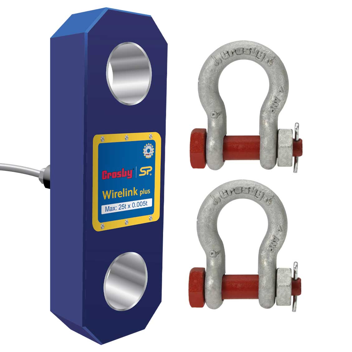 Straightpoint WLP55T 55 T Wirelink Plus with 2 Crosby 2" Shackles