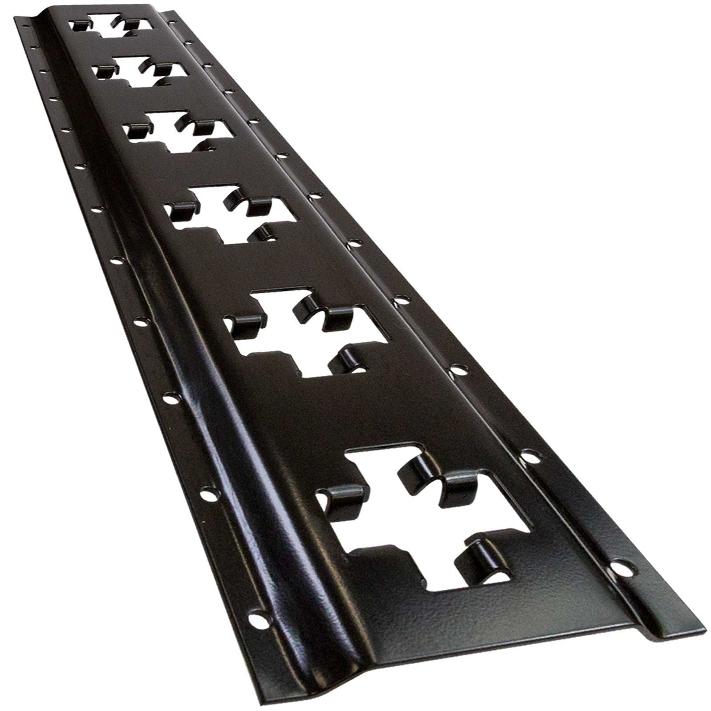 2' X-Track Rail | Black Powder Coat