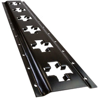 2' X-Track Rail | Black Powder Coat