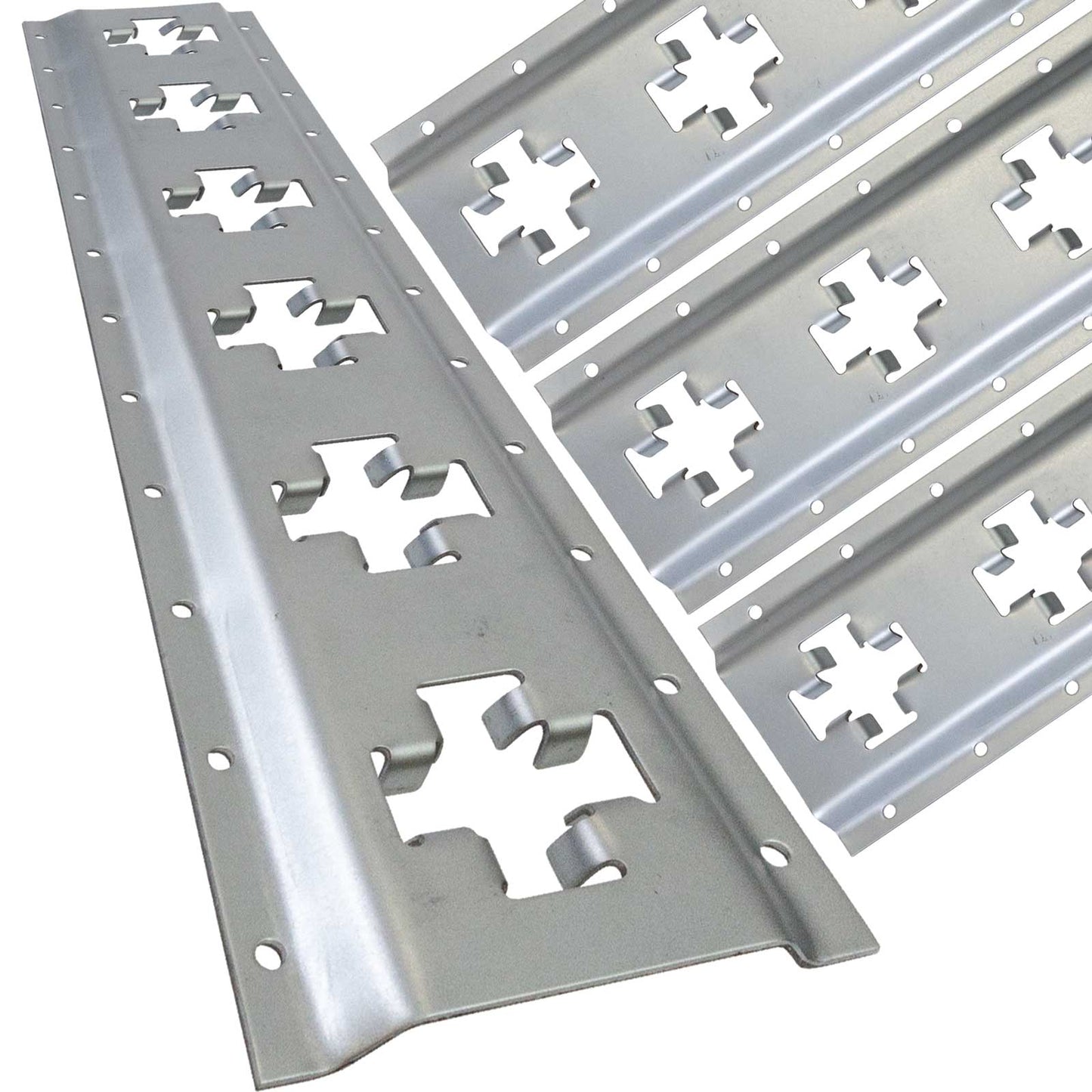 2' X-Track Rail | Galvanized - 4 Pack