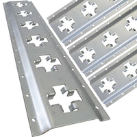 2' X-Track Rail | Galvanized - 4 Pack