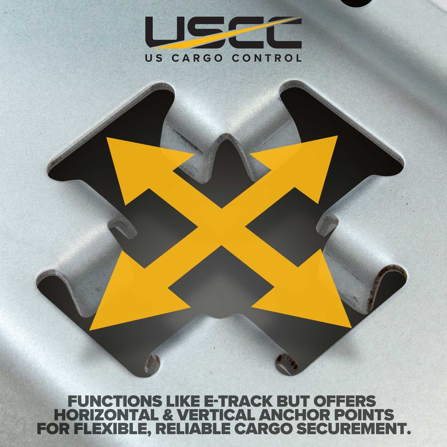8' X-Track Rail | Galvanized