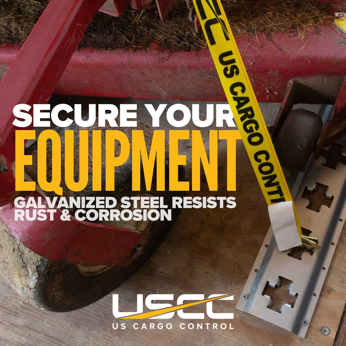 2' X-Track Rail | Galvanized - 4 Pack