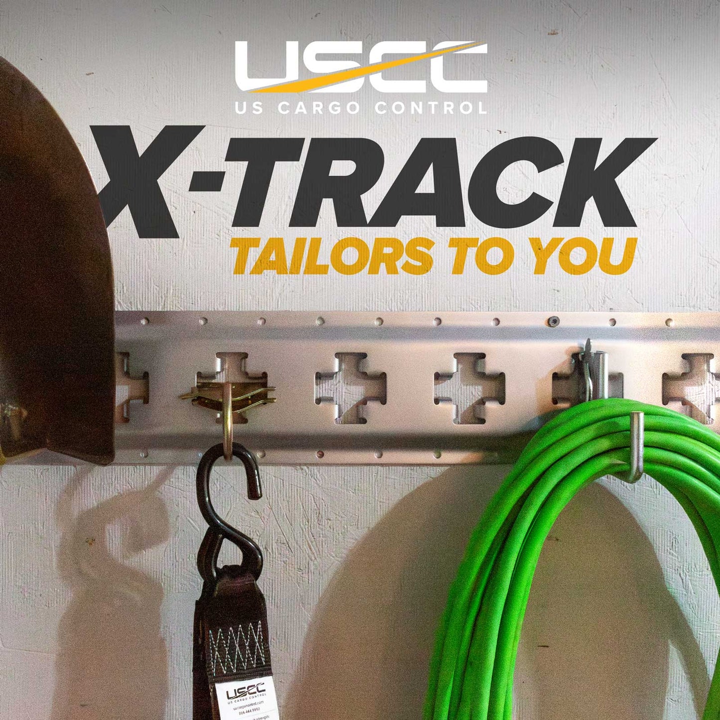 5' X-Track Rail | Galvanized